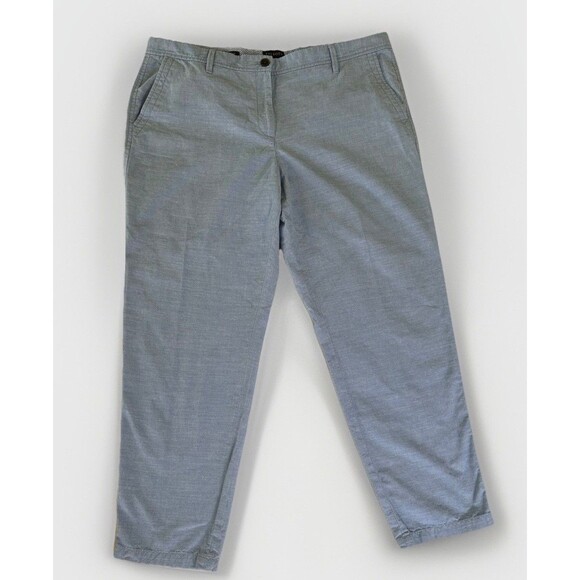 Talbots Relaxed Chino Pants Light Blue Pockets Lightweight Size 16 - Picture 1 of 8